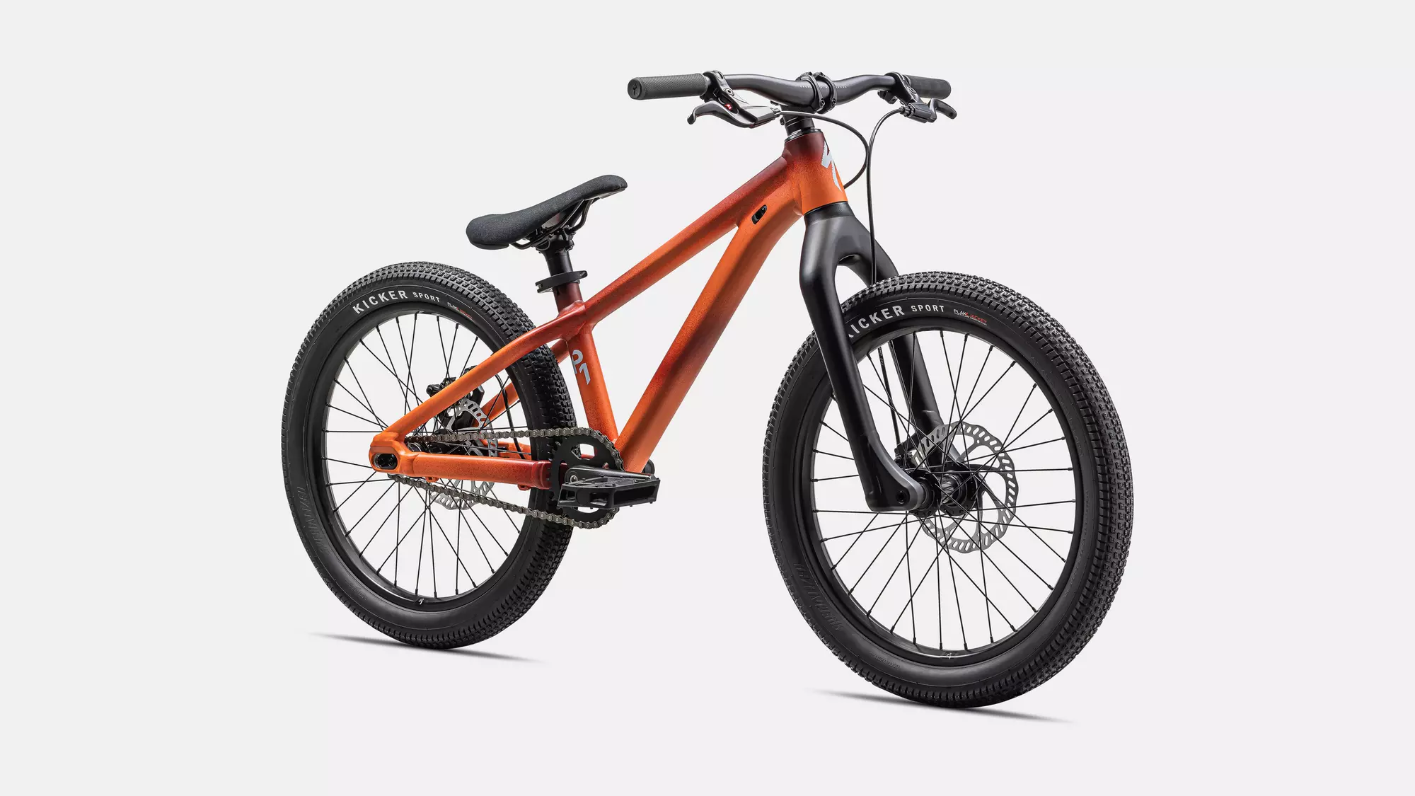 velo de la marque specialized de couleur rusted red/blaze/morning mist