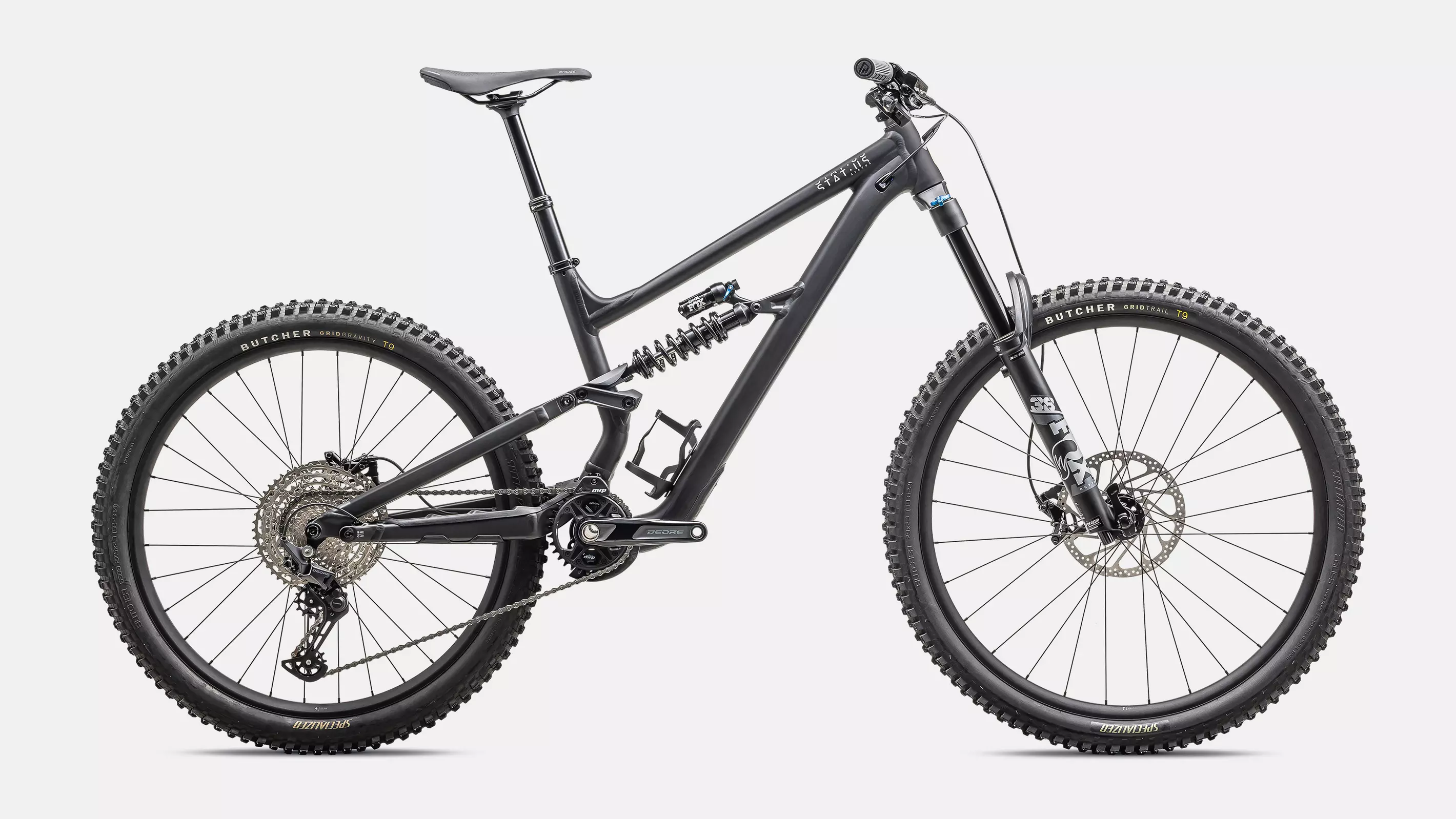 velo de la marque specialized de couleur obsidian/dune white