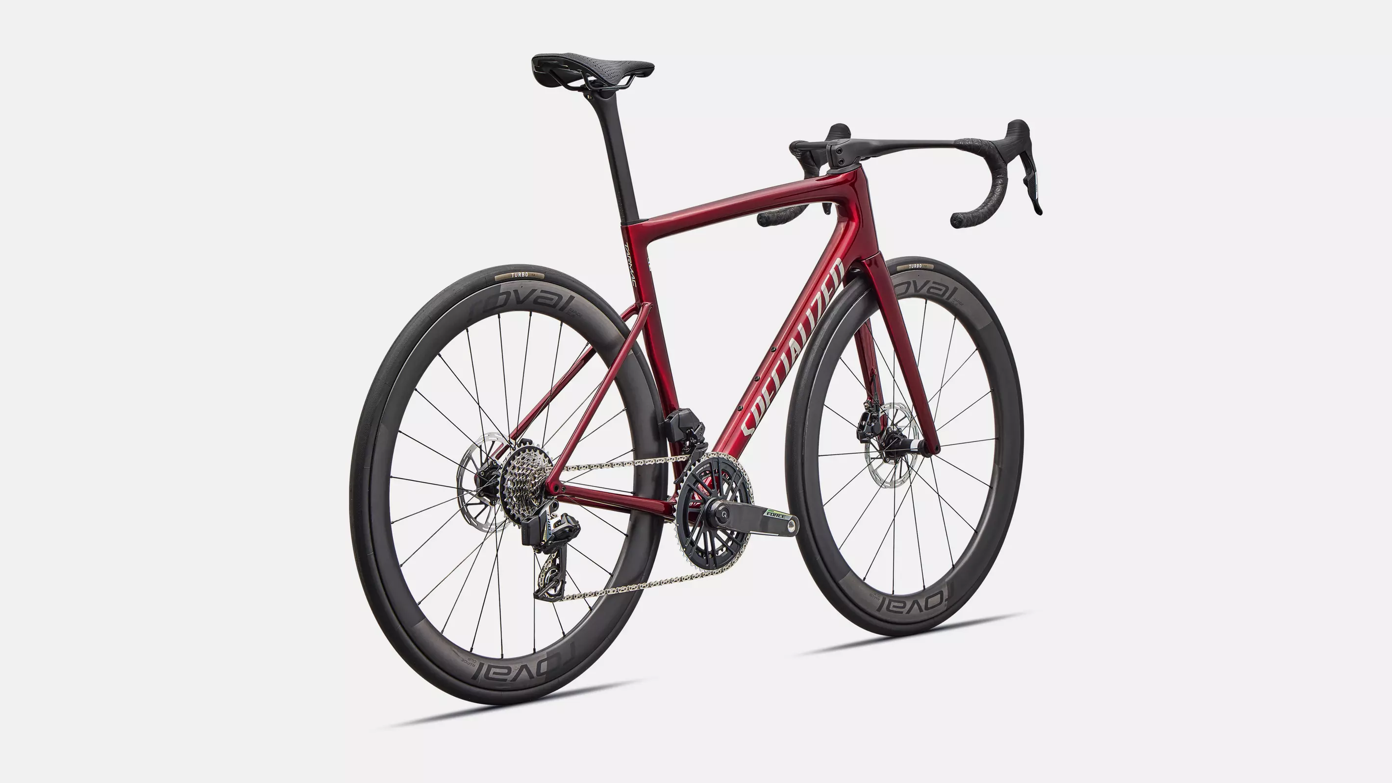 velo de la marque specialized de couleur red sky/chrome decal