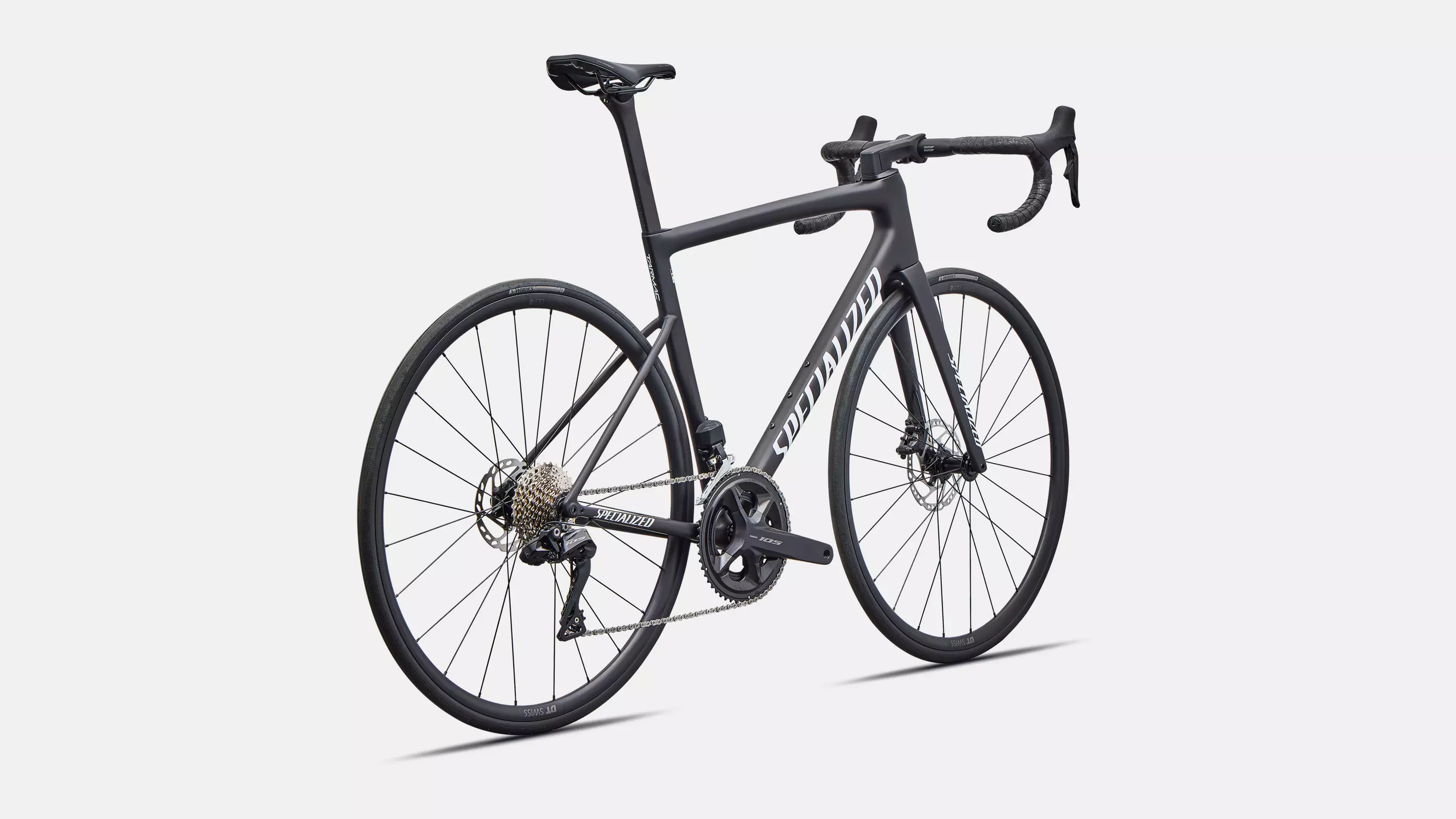 velo de la marque specialized de couleur carbon/white