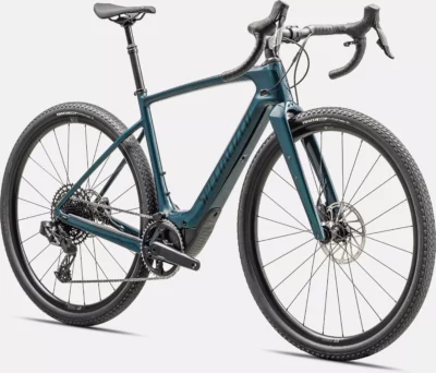 velo de la marque specialized de couleur deep lake metallic/deep lake