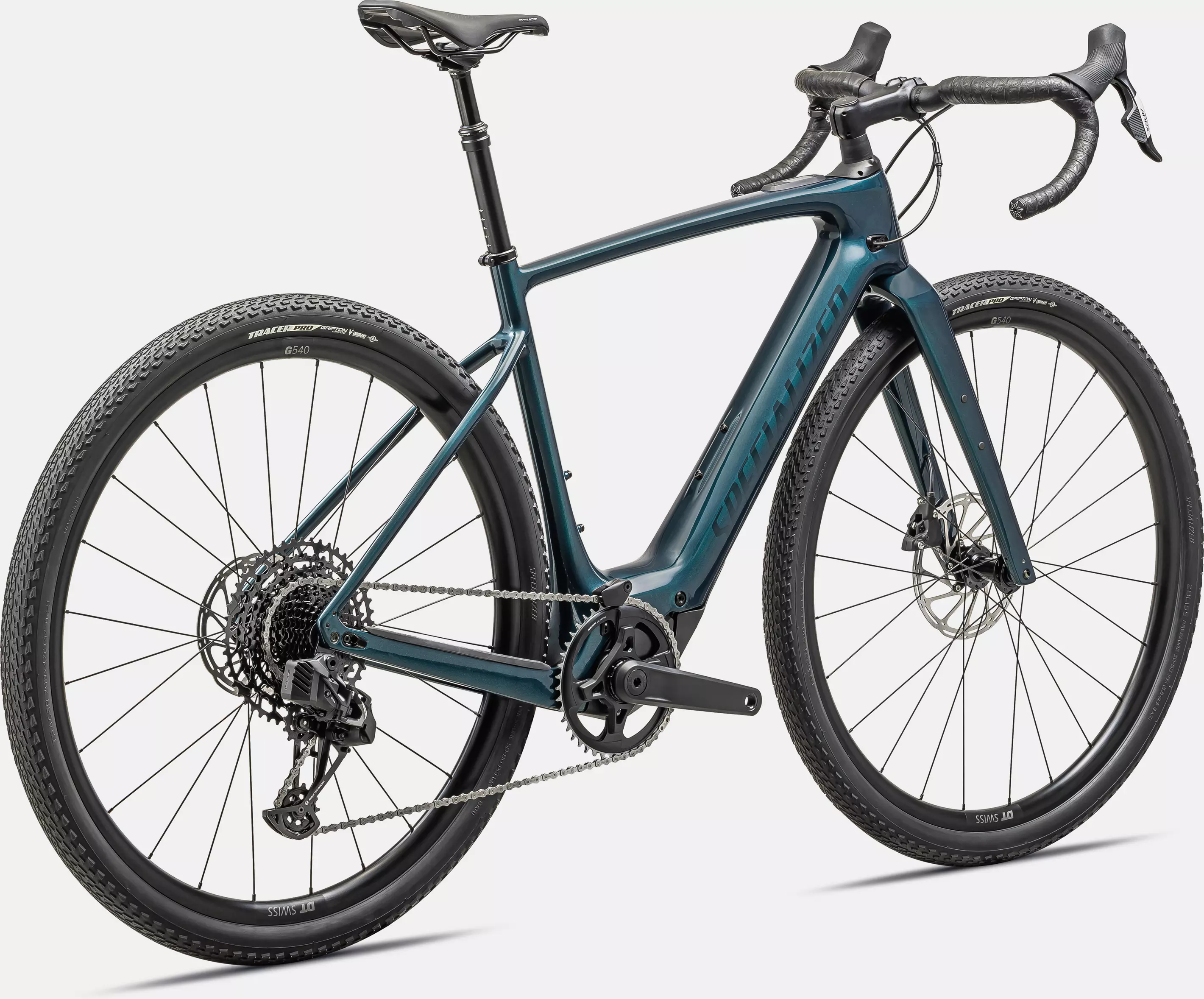velo de la marque specialized de couleur deep lake metallic/deep lake