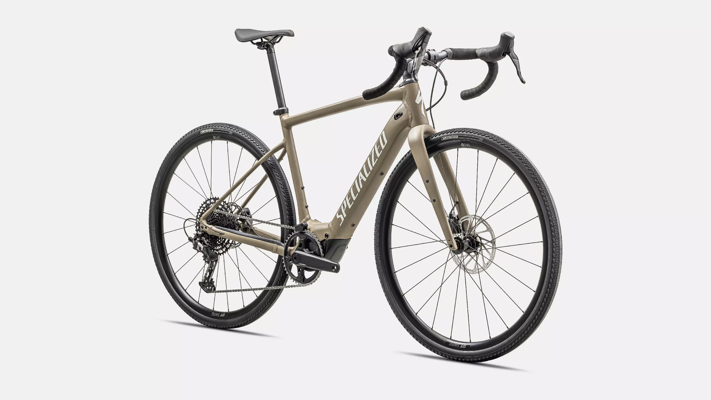 velo de la marque specialized de couleur taupe/birch