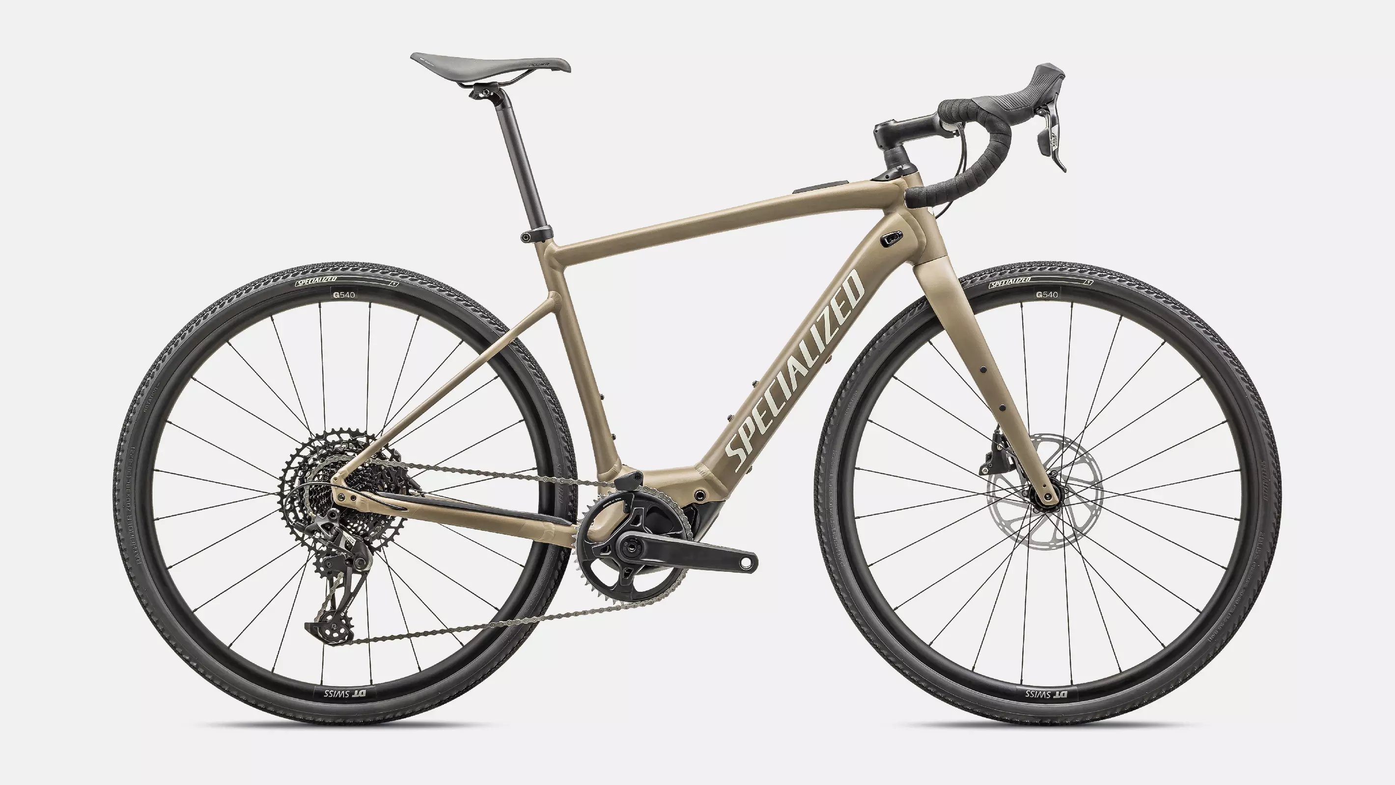 velo de la marque specialized de couleur taupe/birch