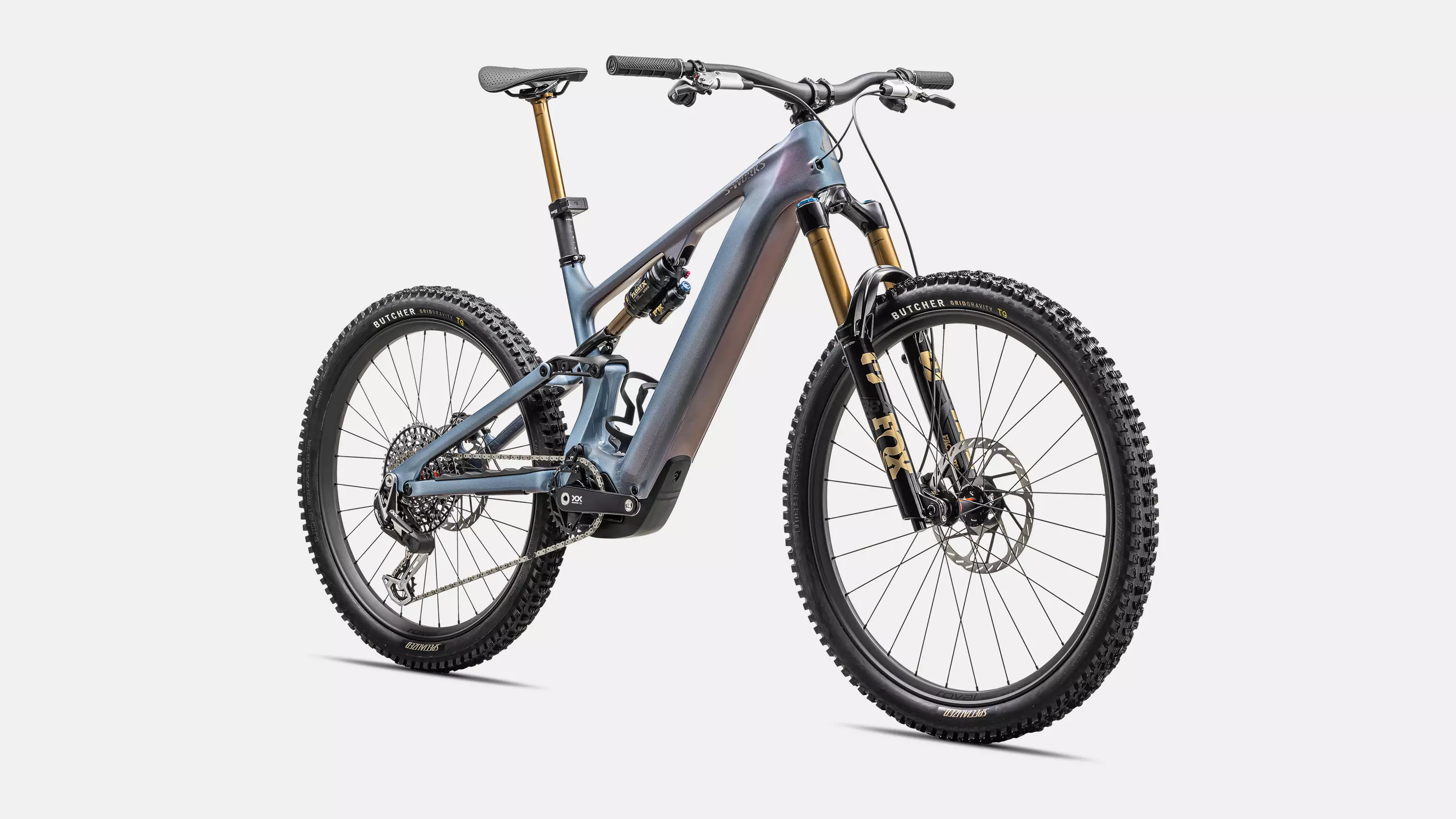 vae de la marque specialized de couleur gclmet/redprl/blkprl