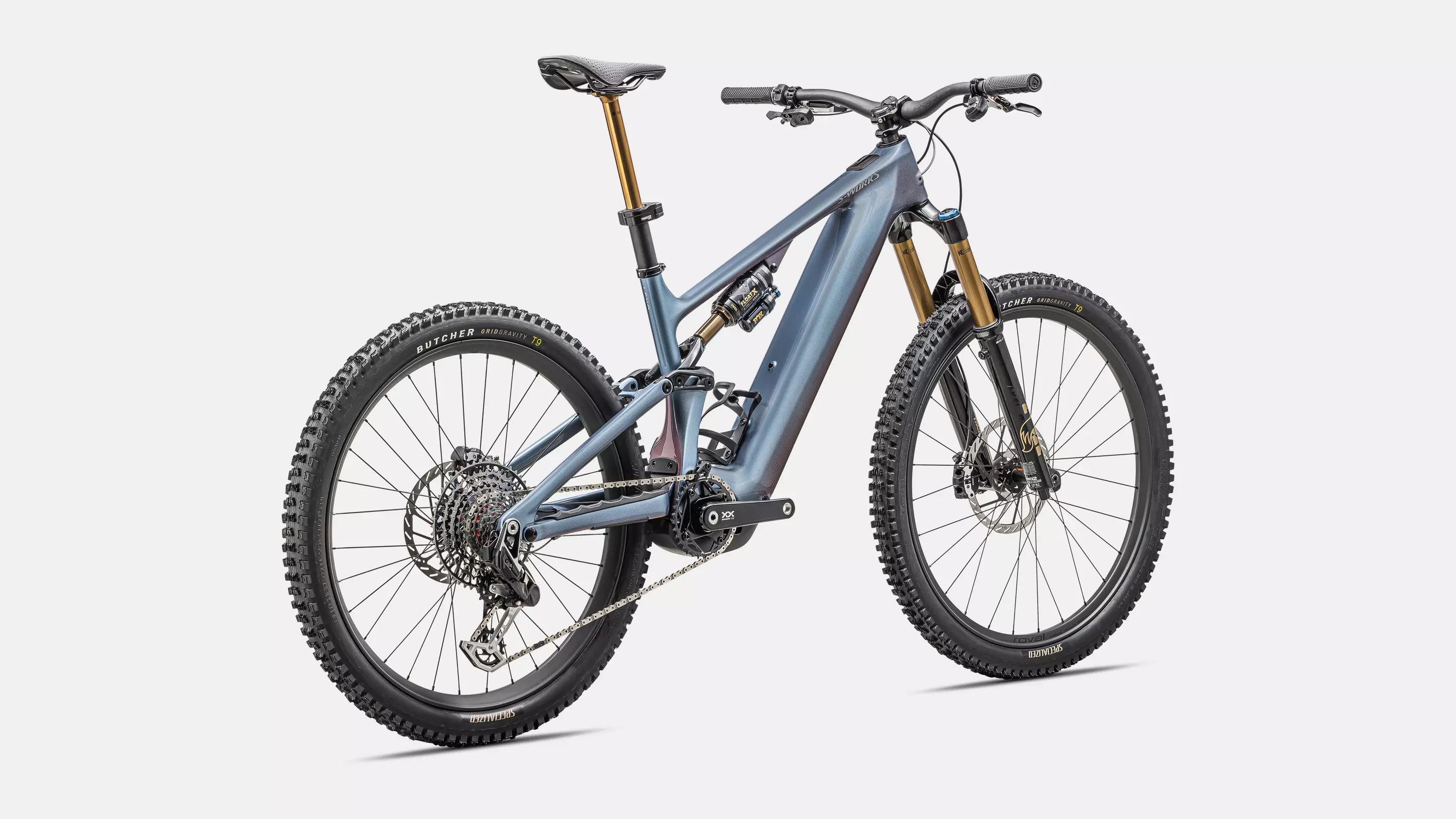 vae de la marque specialized de couleur gclmet/redprl/blkprl