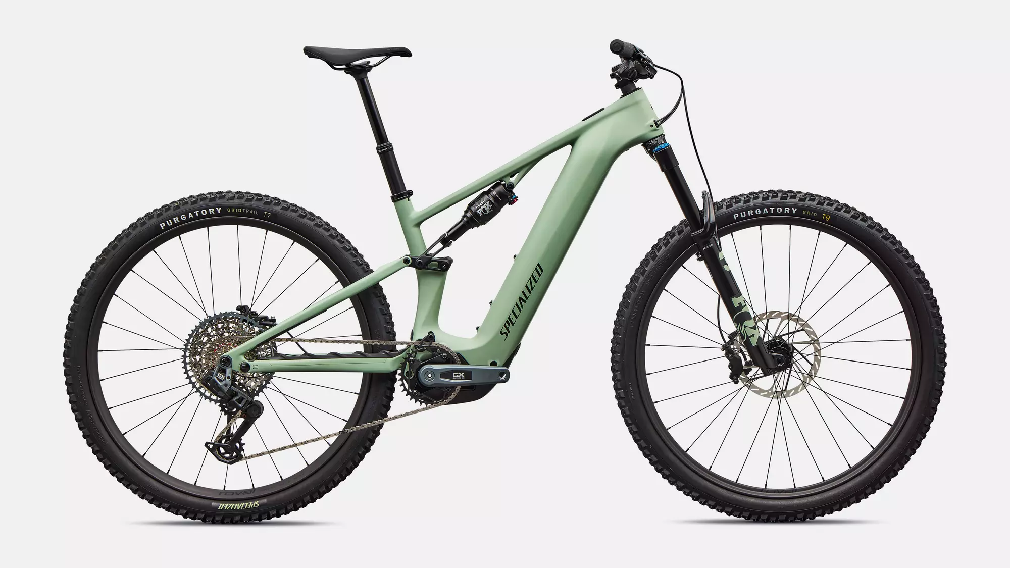 vae de la marque specialized de couleur pistachio/dark moss green