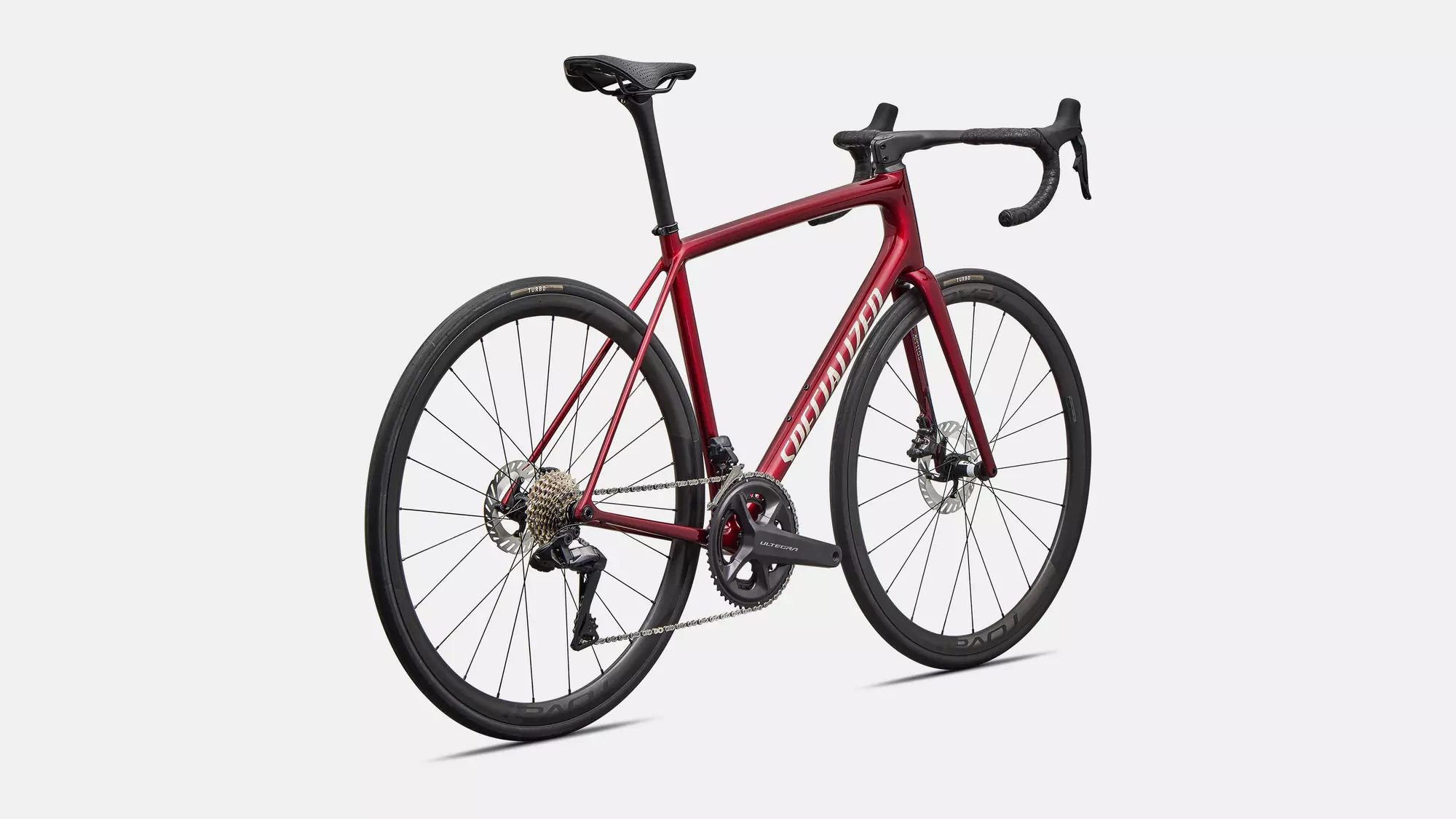 velo de la marque specialized de couleur red sky/chrome decal