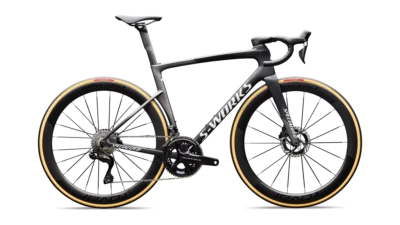 velo de la marque specialized de couleur carbon/white
